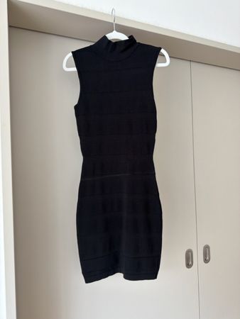 Mango Strickkleid, Schwarz, Gr. S, Minikleid, Top Zustand!
