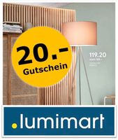 Fr. 20.- LUMIMART Gutschein