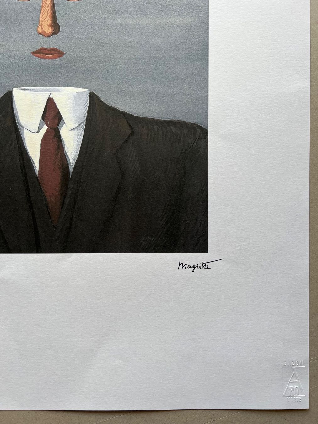 Reproduktionen & Neuware: René Magritte « Le paysage de Baucis » 96/100 – Neu (gemäss Beschreibung) aus Basel von  3