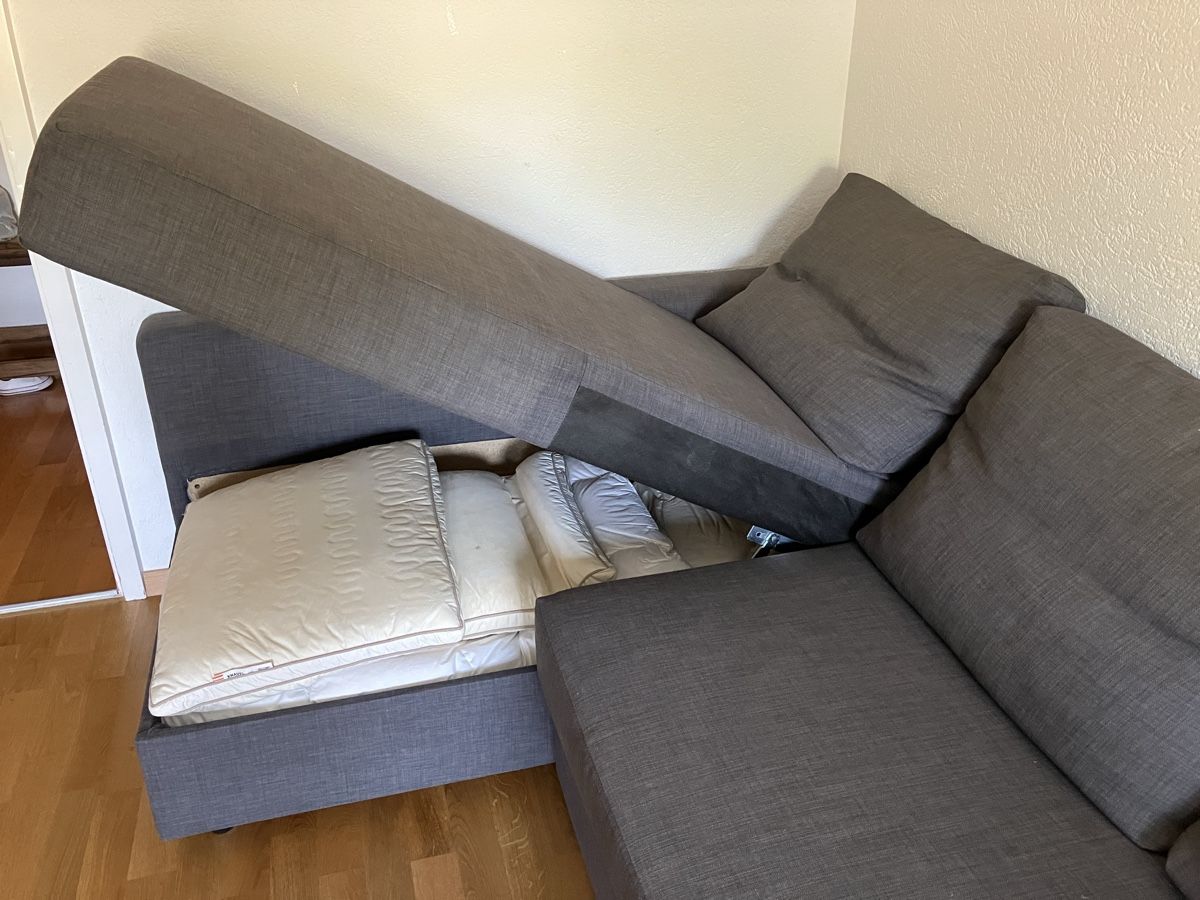 Ikea Sofas: Friheten Eckbettsofa von IKEA dunkelgrau – D'occasion à Zumikon par maillari 1
