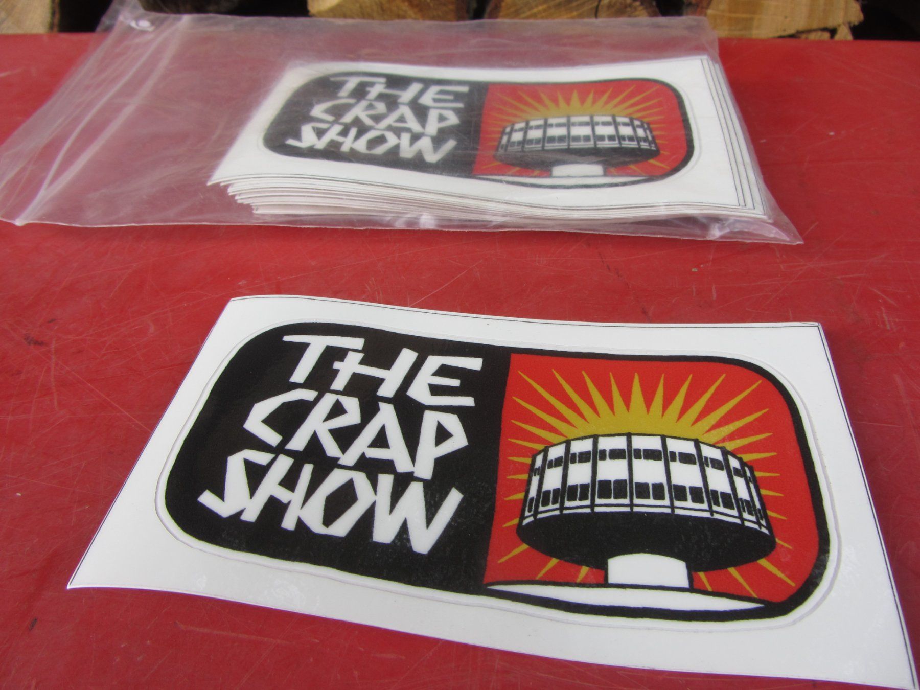 Sticker: 25 x The Crap Show Sticker – Usato da Wolfhalden venduto da Quiria68 1