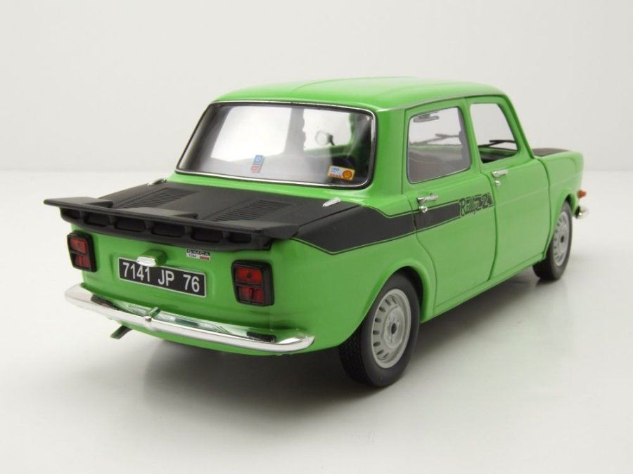 Simca Modellini d'auto: Simca 1000 Rallye 2 Phase II 1976-1978 hellgrün / matt- – Nuovo e nell'imballaggio originale da Gerlafingen venduto da espero88 1