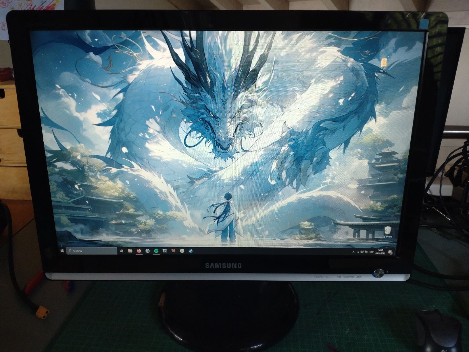 Samsung Monitor: Samsung SyncMaster 223BW 22" Monitor inkl. HDMI-Adapter – Usato da Zofingen venduto da Einherjar 3
