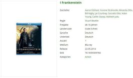 I Frankenstein (Bluray)