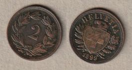 2 Rappen 1899