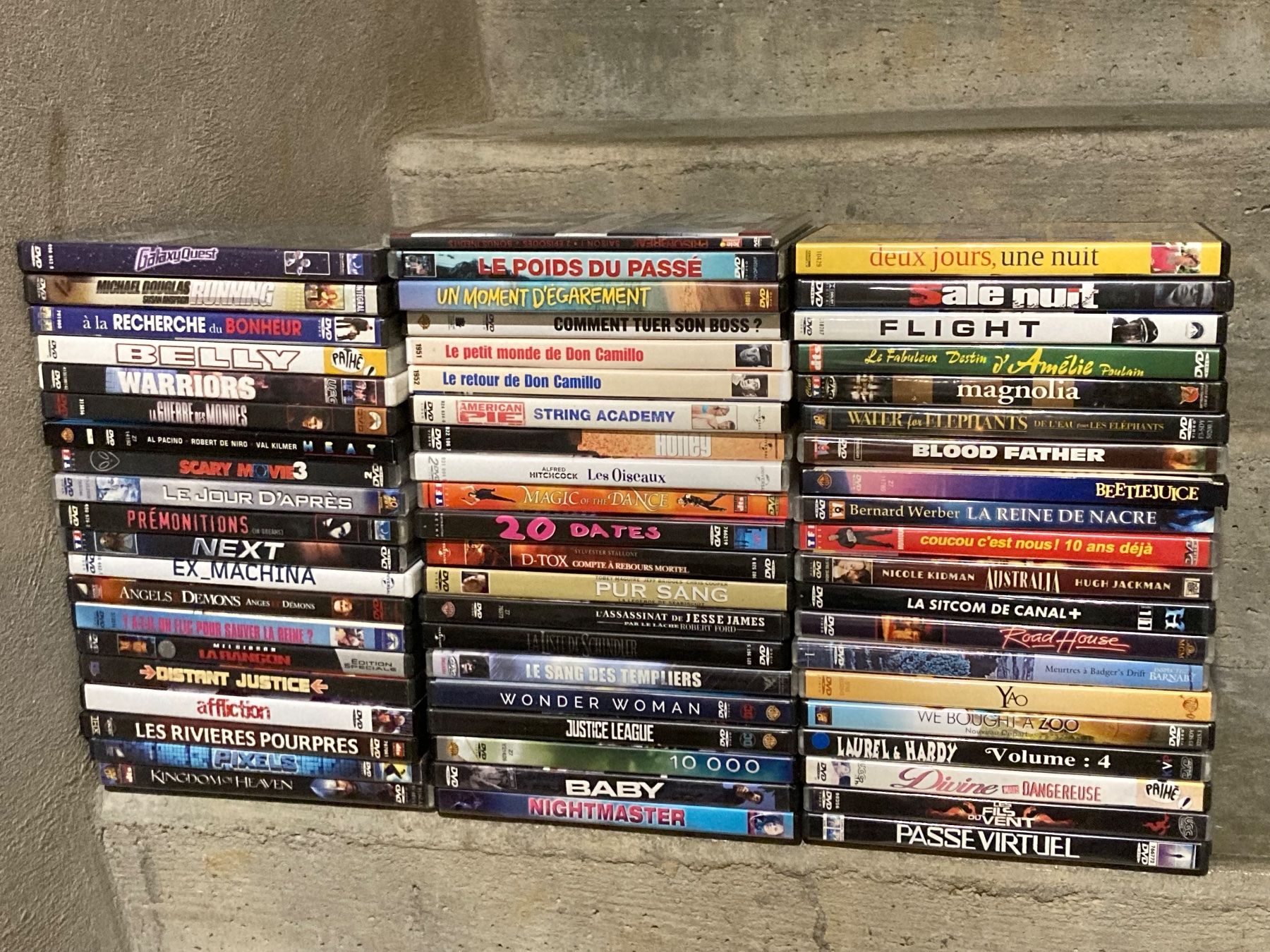 Alle DVDs: Mega lot de 60 DVD films diverses. – Gebraucht aus Bassecourt von CALUMET-X