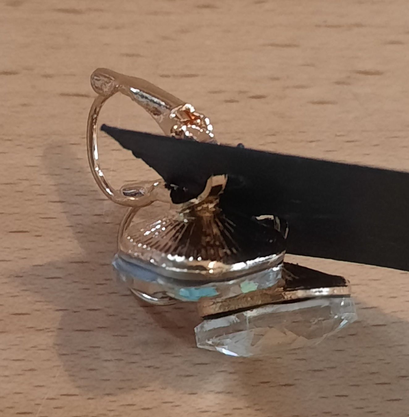 Orecchini pendenti & Orecchini a lobo: Ohrringe mit glitzerndem Glasstein – Nuovo (secondo la descrizione) da Uster venduto da sista-esta 1