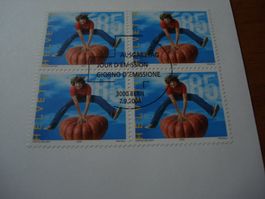 FDC 2004 Suisse Balance, Einzel + 4erblock