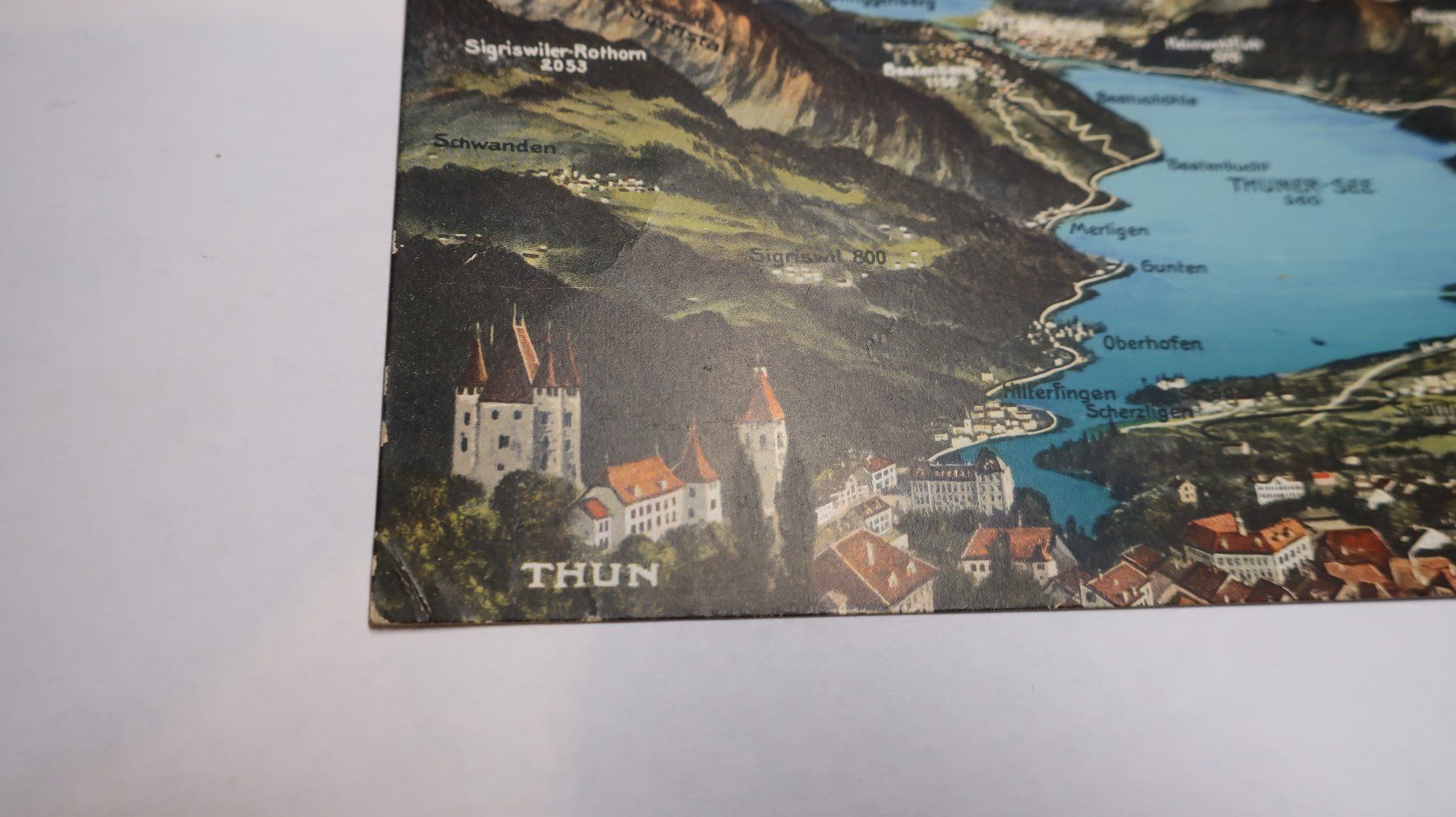Ansichtskarten: Thuner See Thun Panorama – Gebraucht aus Cormoret von Pascalll2001 2