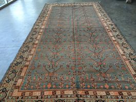 Alter Yarkand Granatapfel Teppich