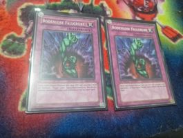 Yugioh 2x Bodenlose Fallgrube