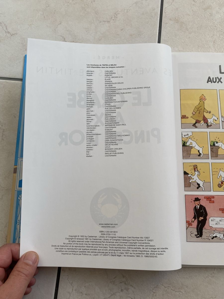 Fumetti: "Tim und Struppi: Der Krebs mit den goldenen Scheren" – Usato da Berikon venduto da Samurai67ch 4