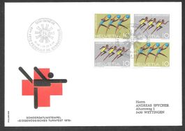 Sonderbrief S. 944 Schweiz. Frauen Turntage Genève 1978