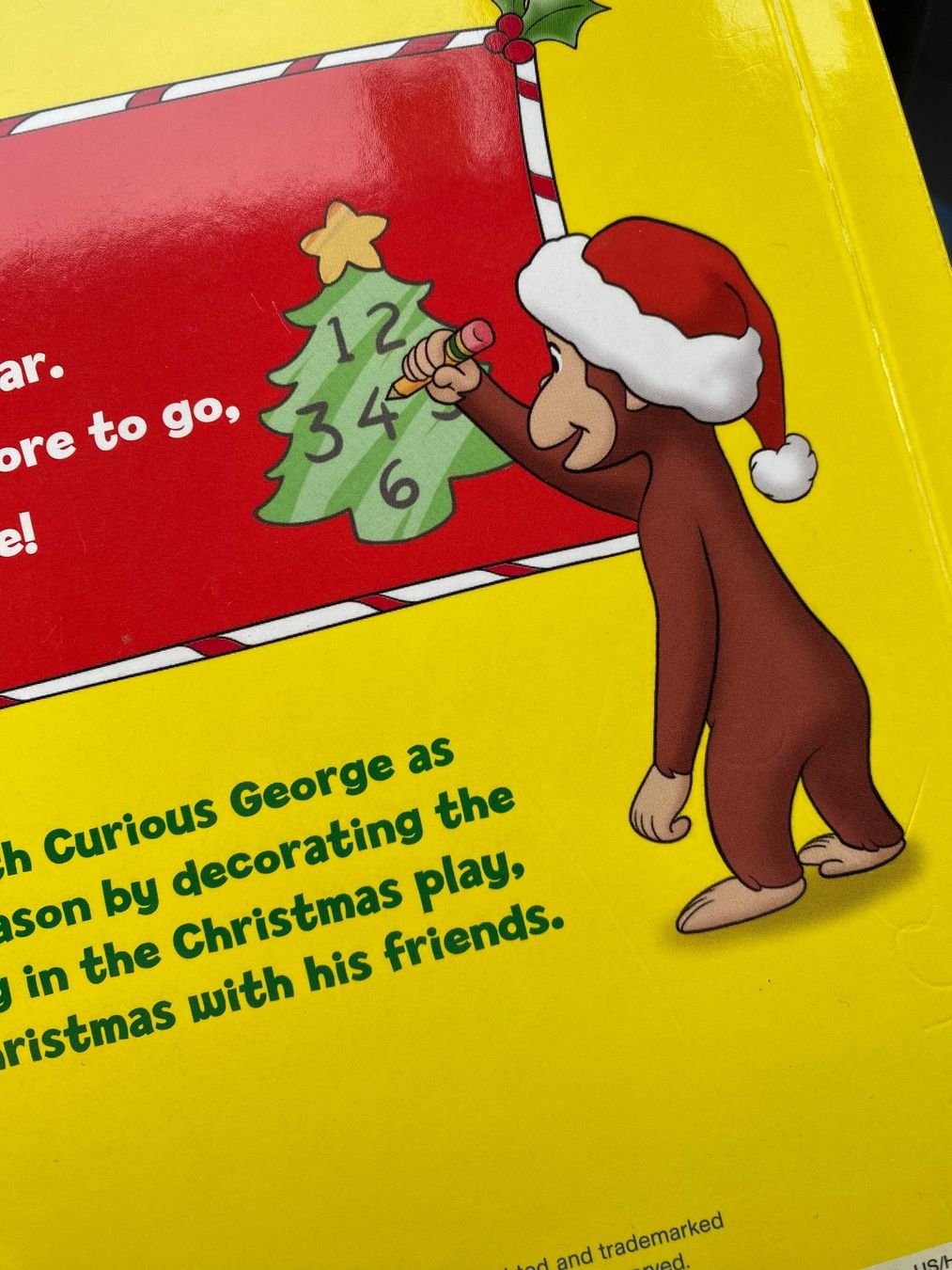 Libri: 9780547238630 Curious George Christmas Countdown – Usato da Gerlikon venduto da jabadabadu 4