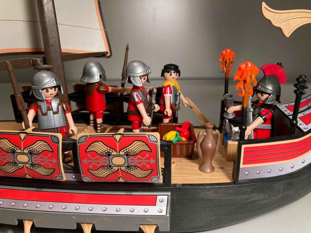 Playmobil Galère Romaine 5390 - Vintage - Personnages Romains
