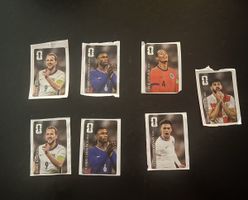 7 vignettes football joueurs divers joueurs