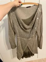 Vendo vestito usato, a manica lunga nel colore grigio