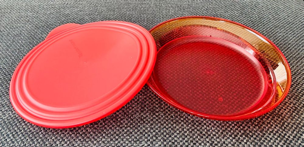 Tupperware Eleganzia, verschiedene top in Rot