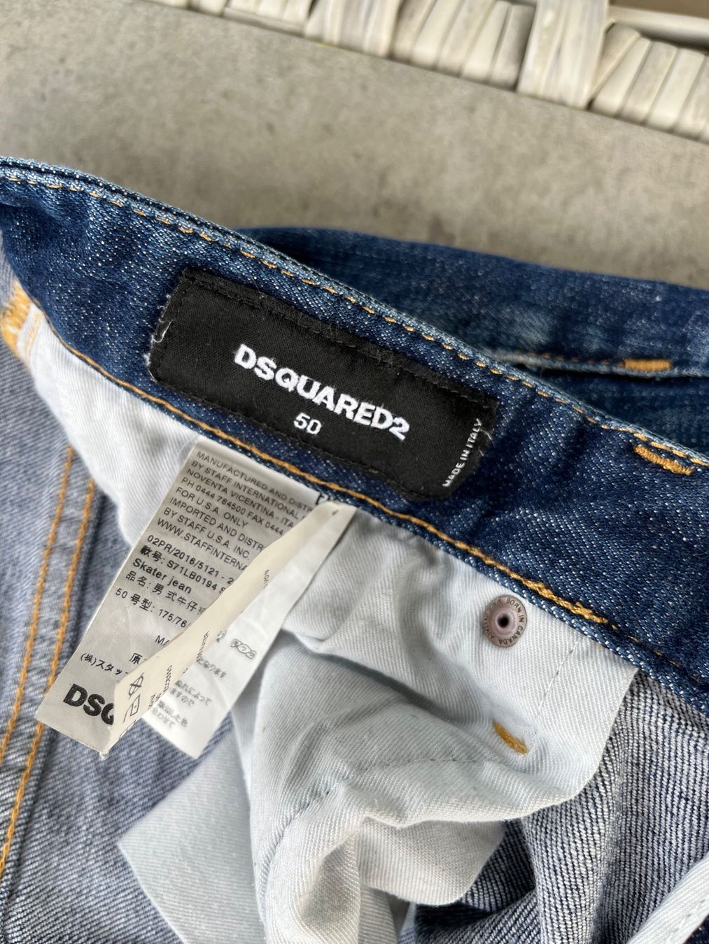 Dsquared2 Jeans: Dsquared 2 Skater Jeans Gr.50 Blau – Usato da Arbon venduto da Lakatusch 4