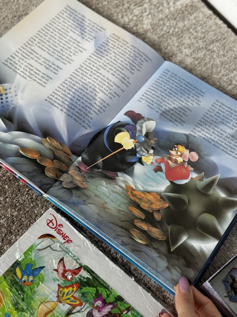 Disney Puzzles: Disney Bücher Puzzle Memospiel Set Kinder – Gebraucht aus Goldau von mira221 2