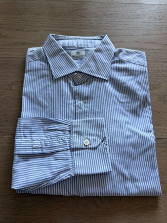 BORRELLI Napoli Herren Hemd, gestreift Grösse 41