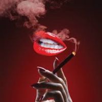 💋 Feuer und Leidenschaft: Red Lips Leinwandposter 💄💫