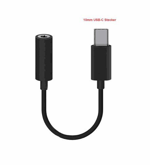 Laufwerke & Adapter: Original Headset Typ-C auf 3,5mm Adapter (Langer USB-C Steck – Neu und originalverpackt aus Aesch BL von _elektroniktrade_