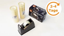 Klebeband-Set, Tischabroller + 16 Bänder