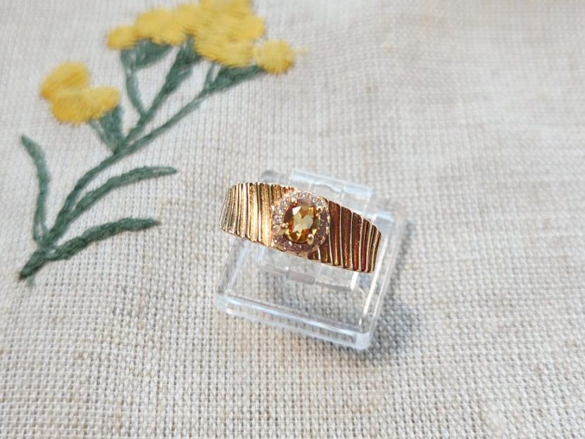 Anelli: NEW - S925 Citrine Ring (Adjustable) – Nuovo (secondo la descrizione) da Zürich venduto da cin_wcf6
