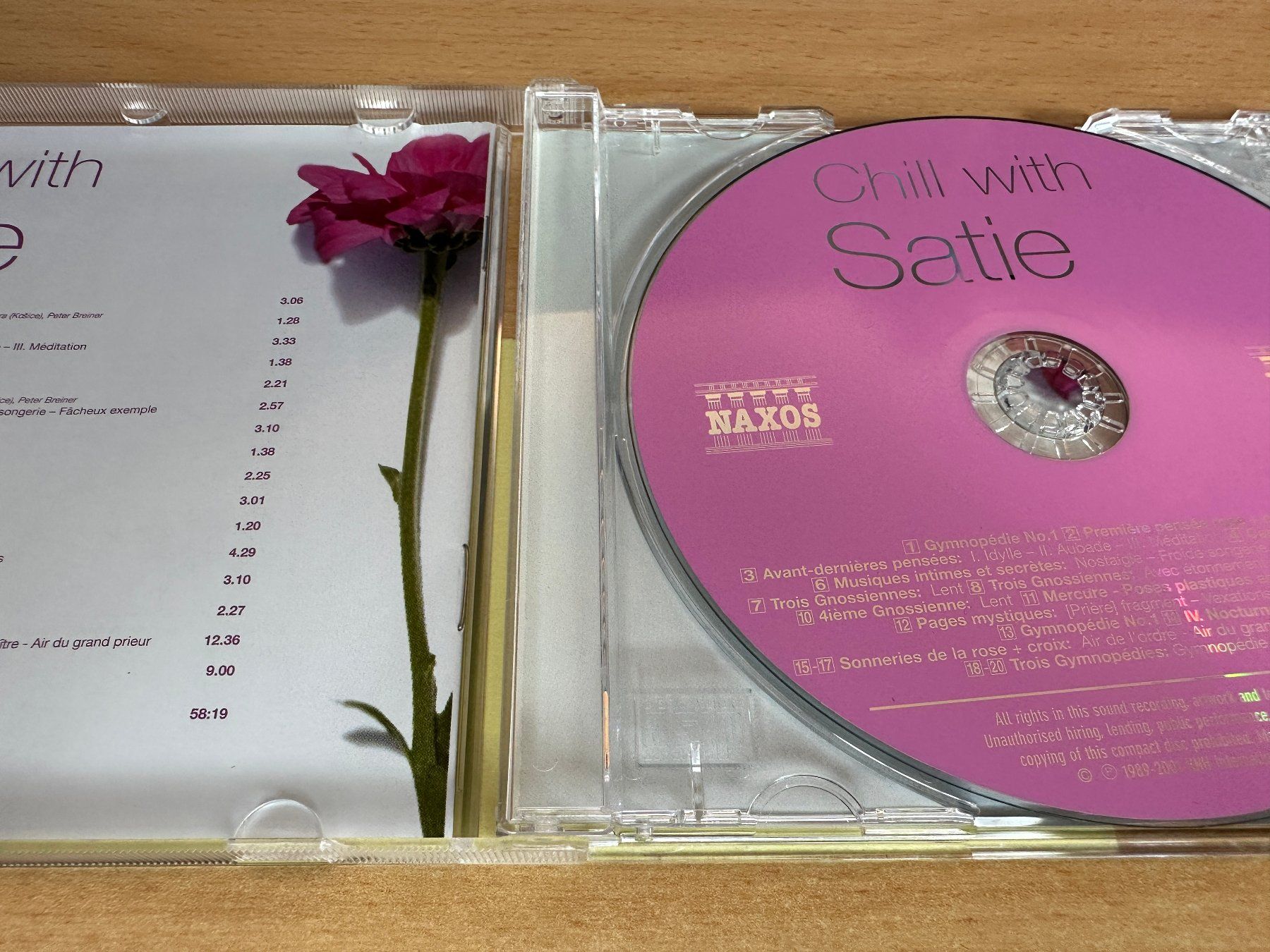 CD: Satie – Chill With Satie – Usato da Rikon im Tösstal venduto da Alpenmutz 2