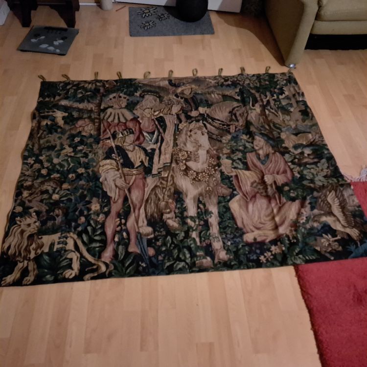 Panneau de tapisserie des Gobelins vintage français