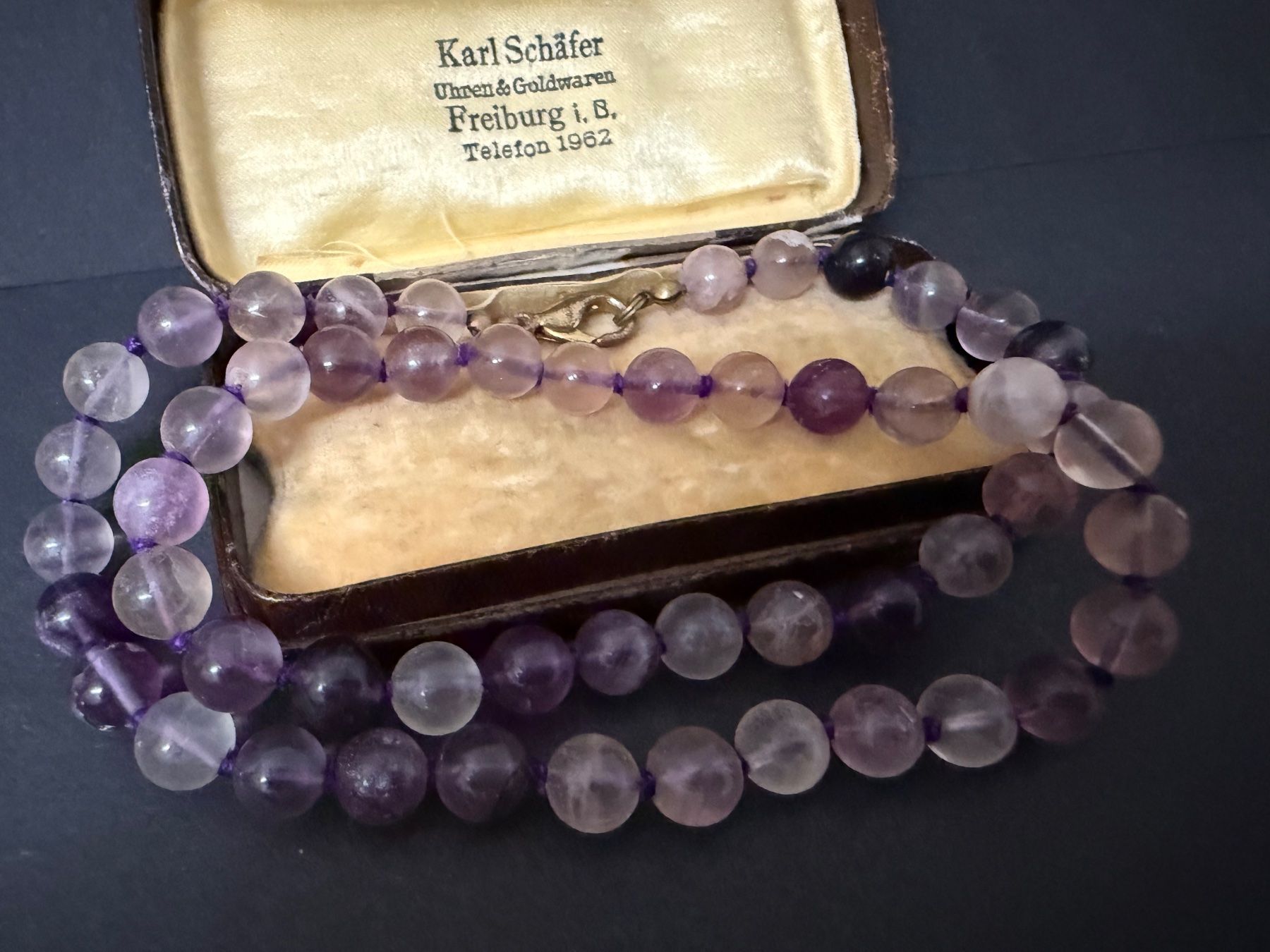 Ketten: Vintage Fluorit Kette – Gebraucht aus Spiegel b. Bern von Rogger72