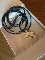 SUZUKI Halskette Lederband Anhänger in Geschenkbox GSXR
