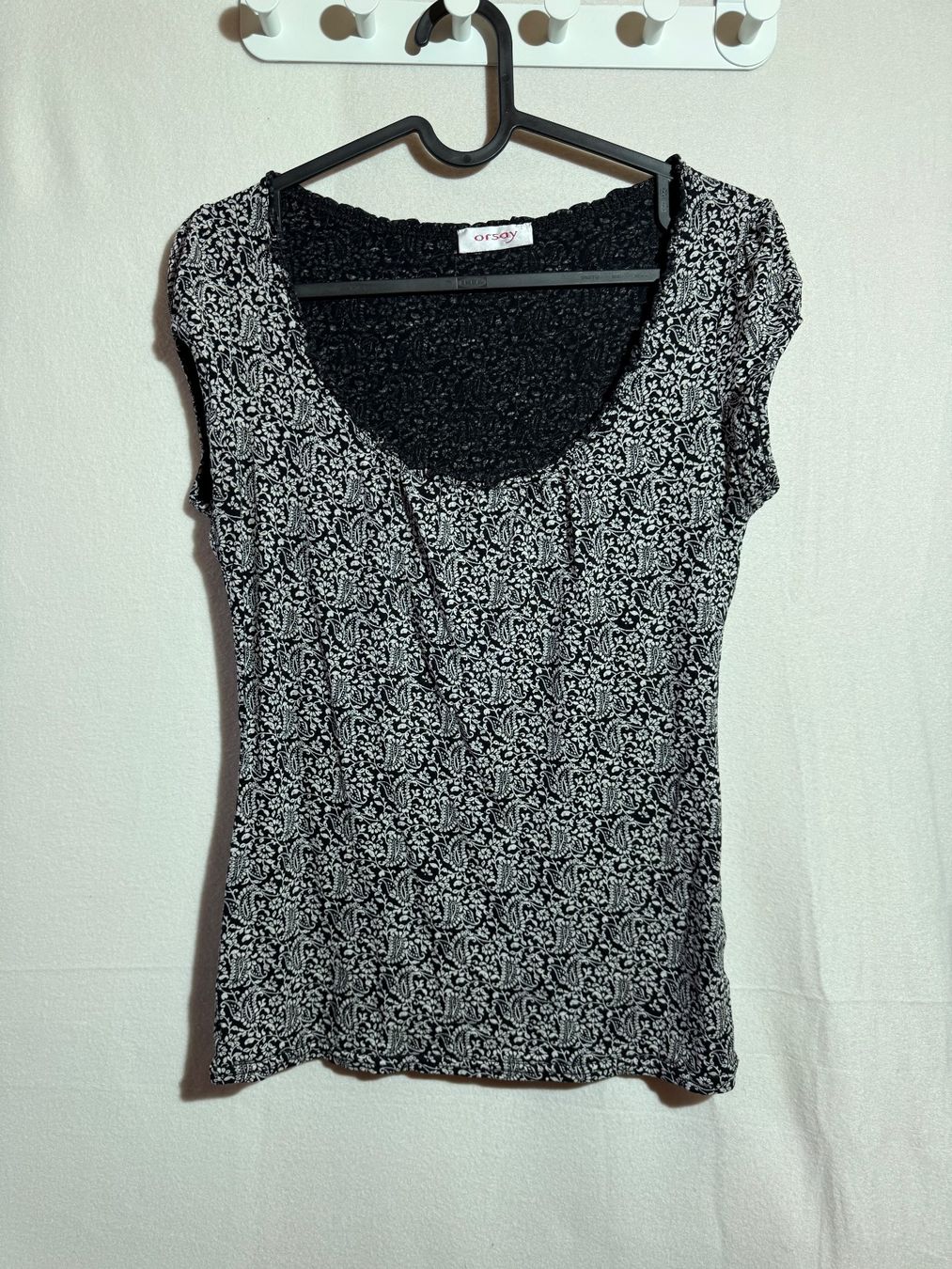 Orsay Camicette: Gemusterte Bluse Oberteil von Orsay ca Gr. S/M – Usato da Grosswangen venduto da SALE_SALE_SALE