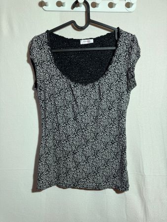 Gemusterte Bluse Oberteil von Orsay ca Gr. S/M