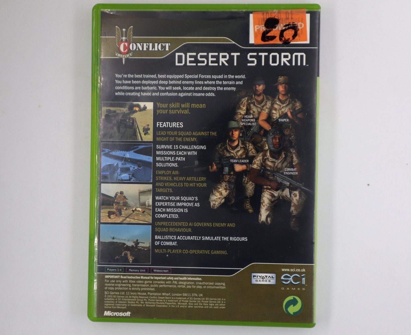 Microsoft Giochi: Conflict Desert Storm Original XBox Pal Englisch – Usato da Baden venduto da TellsKuchenhaus 1