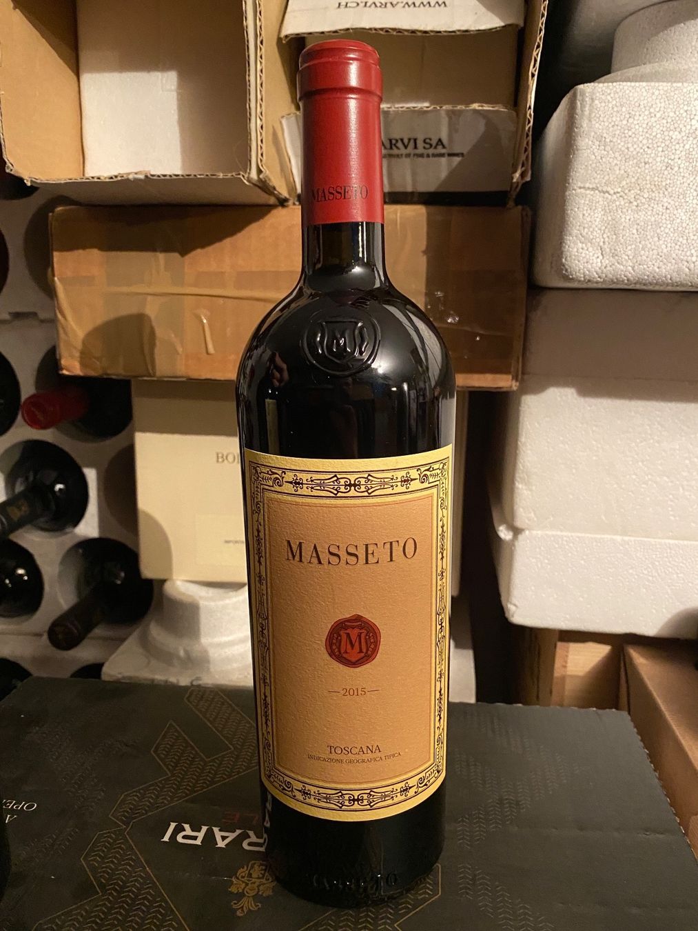 Masseto Vino: MASSETO 2015 – Nuovo e nell'imballaggio originale da Grenchen venduto da O.r.i.g.