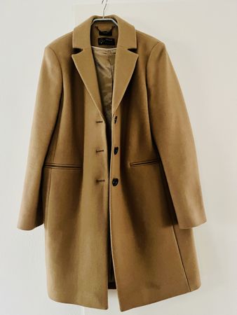 Manteau en laine camel - taille 40-42