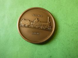 Bronzemedaille 33 mm, Gemischtzug-Lokomotive  D 2/4