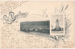 LA BRÉVINE: cpa 2 images 1900