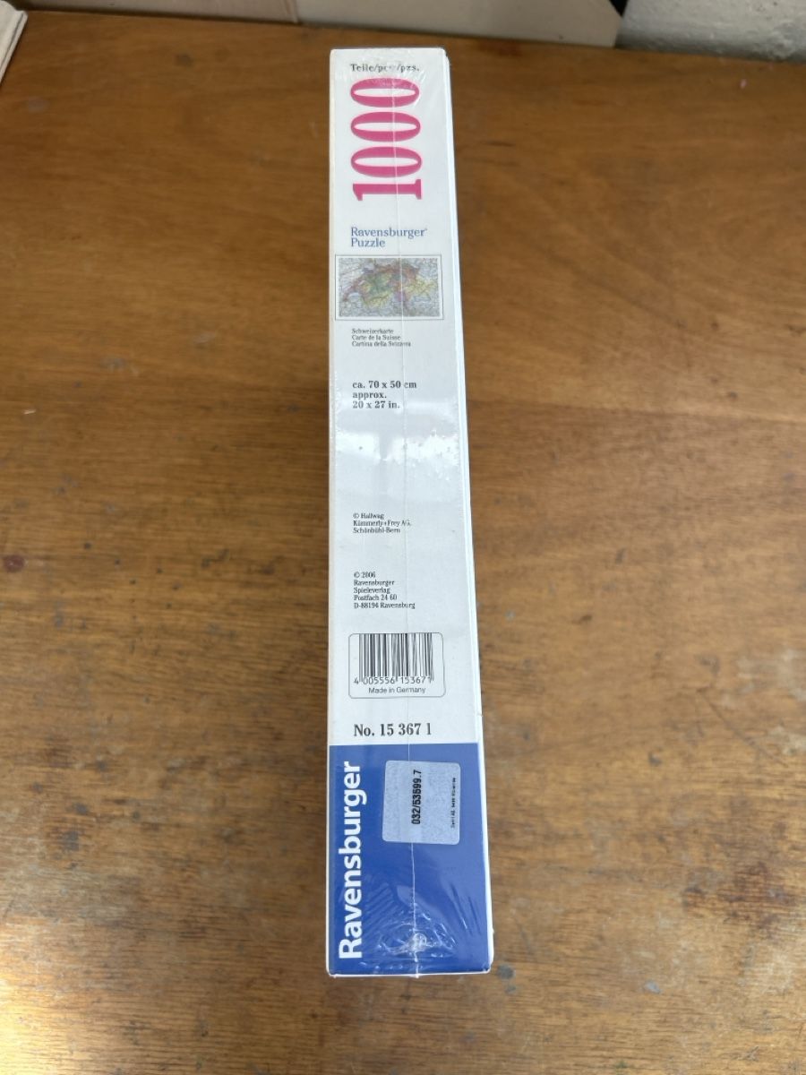 Ravensburger Puzzle: Puzzle Schweizerkarte – Nuovo e nell'imballaggio originale da Burgdorf venduto da Mm.ju 1