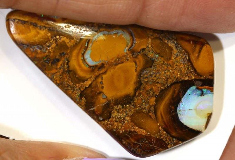 Pietre preziose: Australischer Boulder Opal 28.15Cts. – Nuovo (secondo la descrizione) da Bern venduto da Grindelwaldaus 1