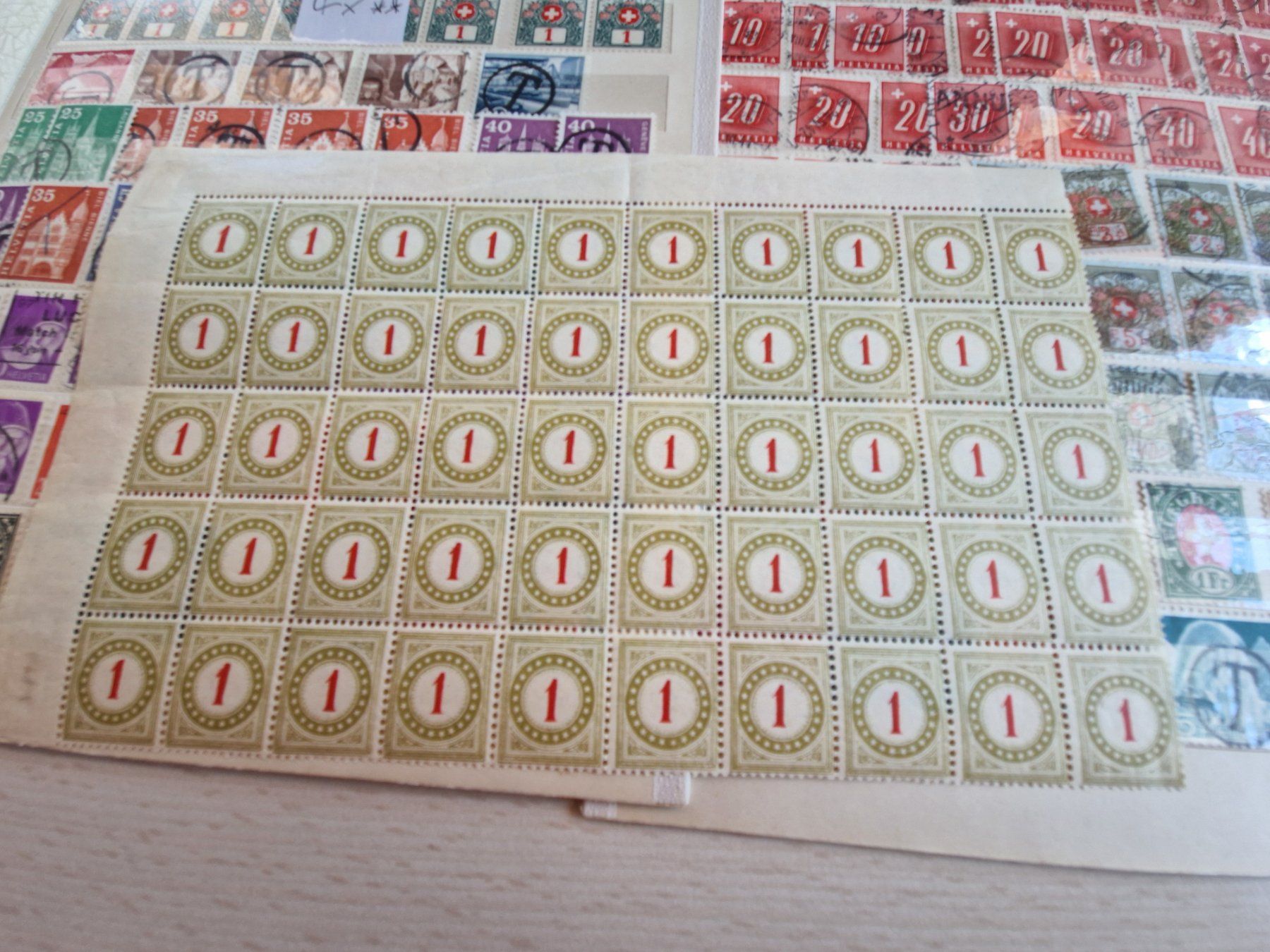 Tous les timbres: Ansammlung CH - Fundgrube, ab 1.- – D'occasion à Burgdorf par Glossy01 3