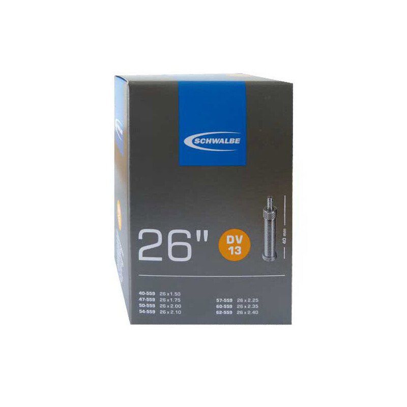 Pezzi di ricambio: Schwalbe Schlauch DV 13 26x1.50-2.40" – Nuovo e nell'imballaggio originale da Maur venduto da Badtrick