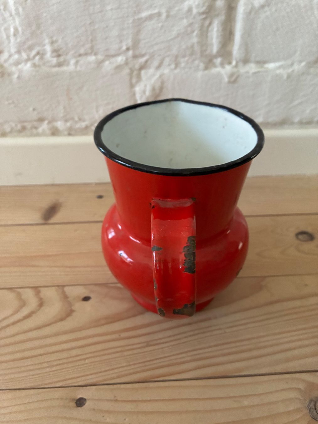 Vasen & Gefässe: Alter Krug / Vase Emaille – Gebraucht aus Steffisburg von Reitschel5 4