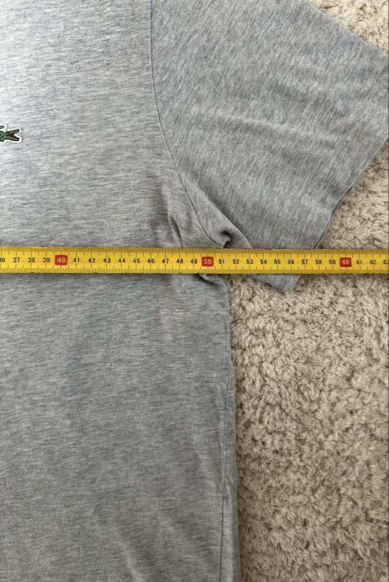 Lacoste T-shirt: T-shirt Lacoste gris - Taille S – Usato da Neuchâtel venduto da aliceguins 4