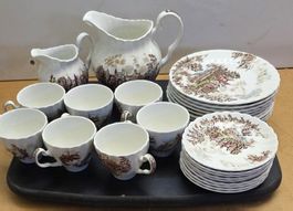 Johnson Bros Ancient Towers Geschirr Set 27-tlg England