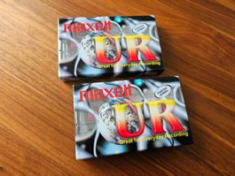Maxell UR 90 Audio Kassetten, neu, originalverpackt (2 Stk)