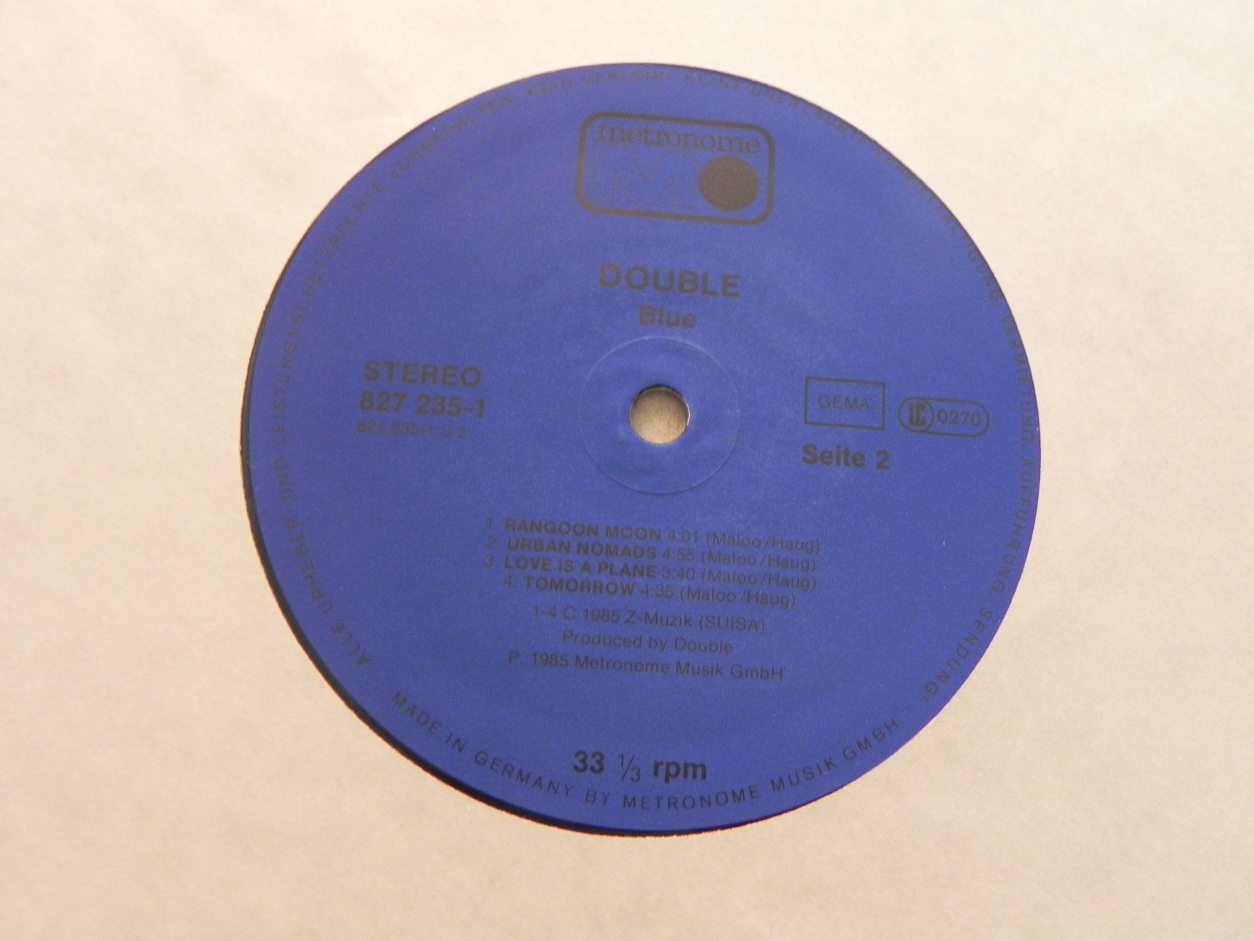 Dischi in vinile: LP CH Schweiz Double 1985 Blue – Usato da Siebnen venduto da krimsie 5