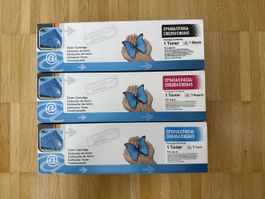 3 Toner Kartuschen für HP Drucker: Schwarz, Magenta, Cyan